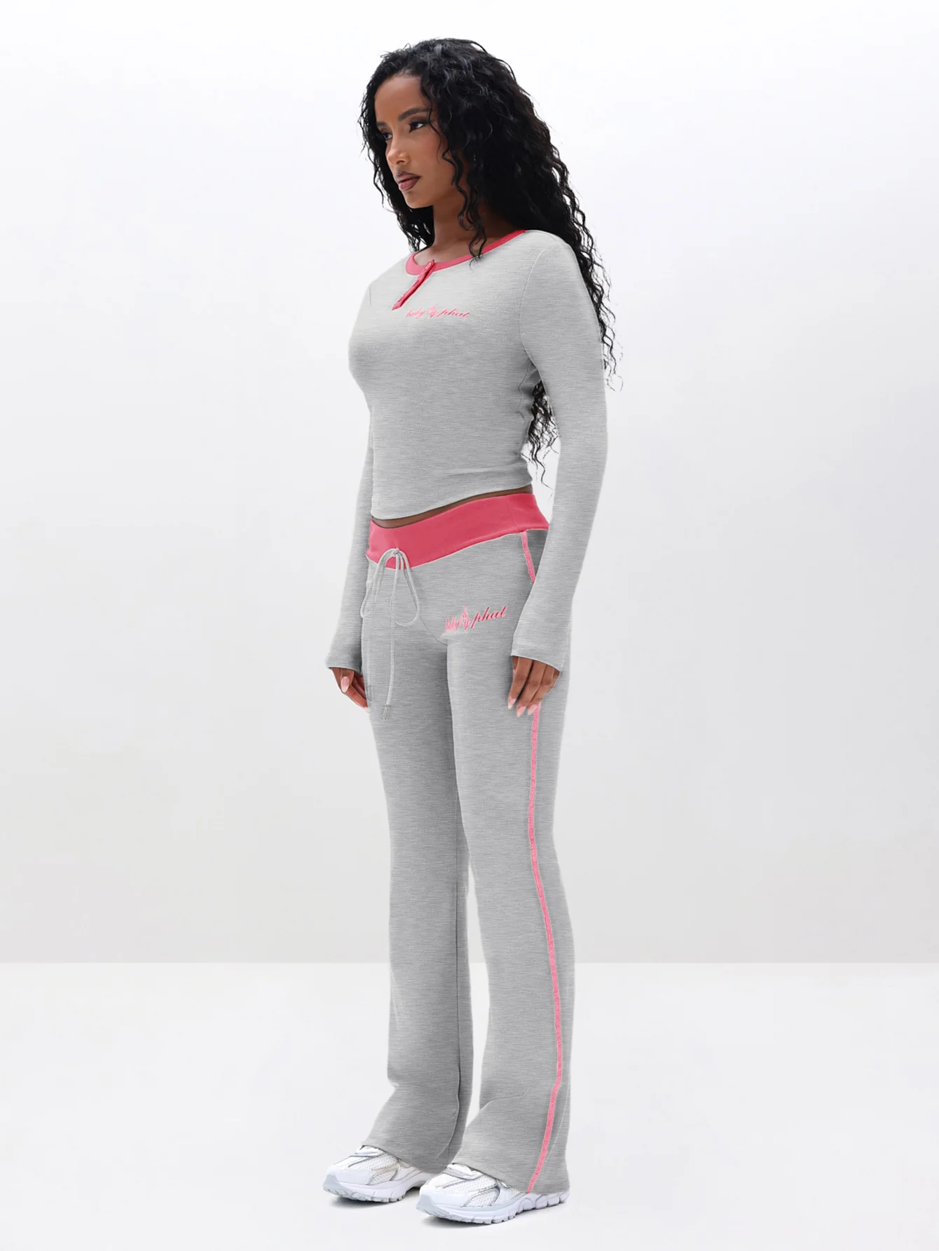 Contrast Trim Bootcut Pant - Image 3