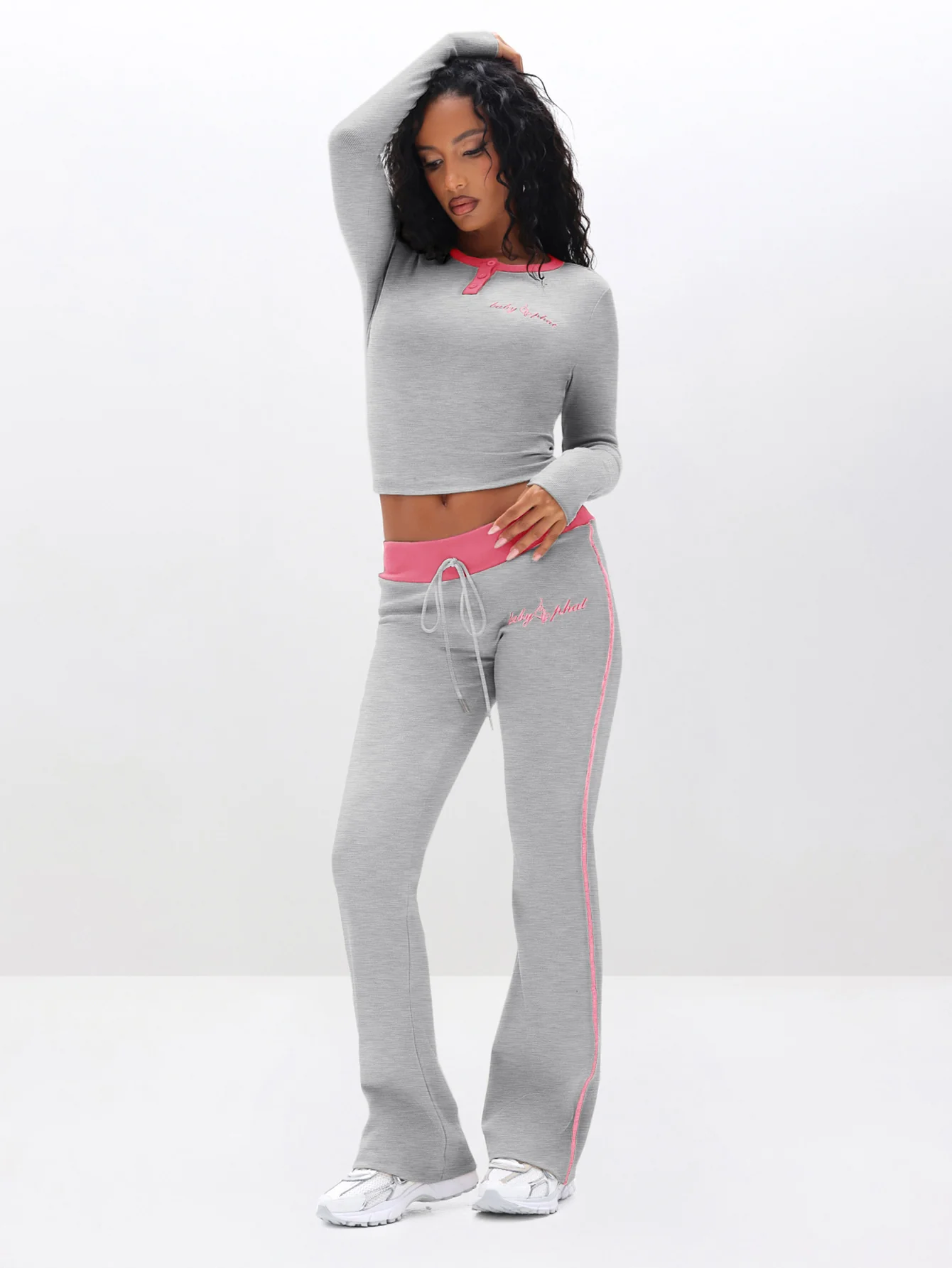 Contrast Trim Bootcut Pant - Image 4